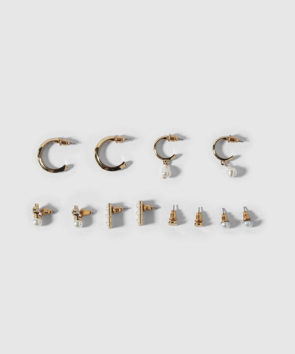 Aretes Set X 6 Pares De Aretes Ref. Kf223-0515