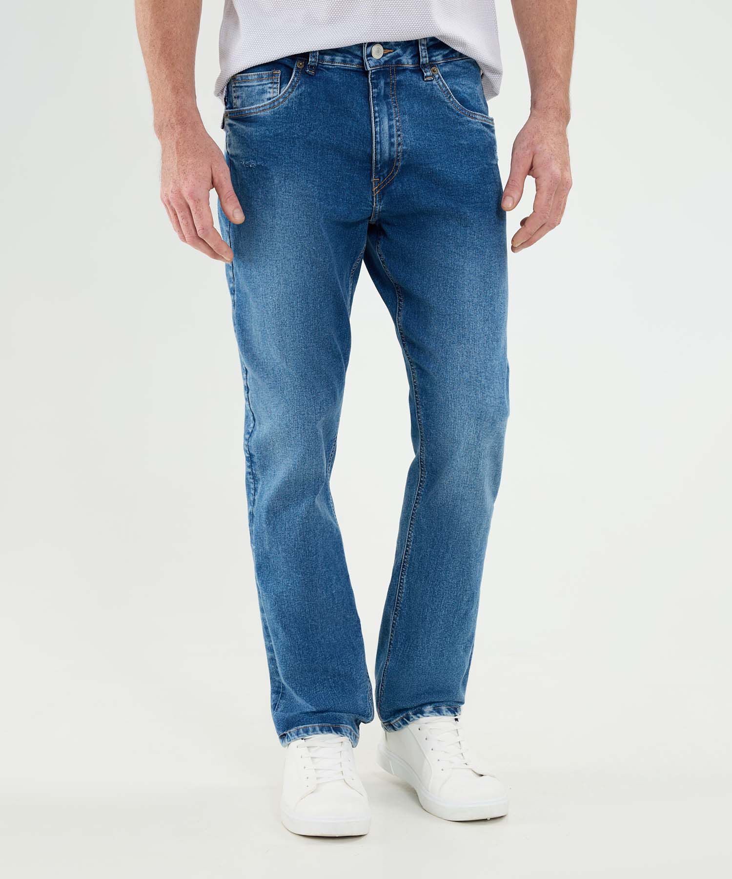 Jean Regular Para Hombre