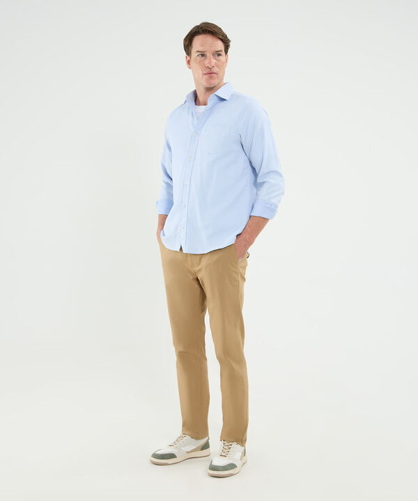 Camisa Corbatera Manga Larga Cuello Formal Corbatero Para Hombre image number null