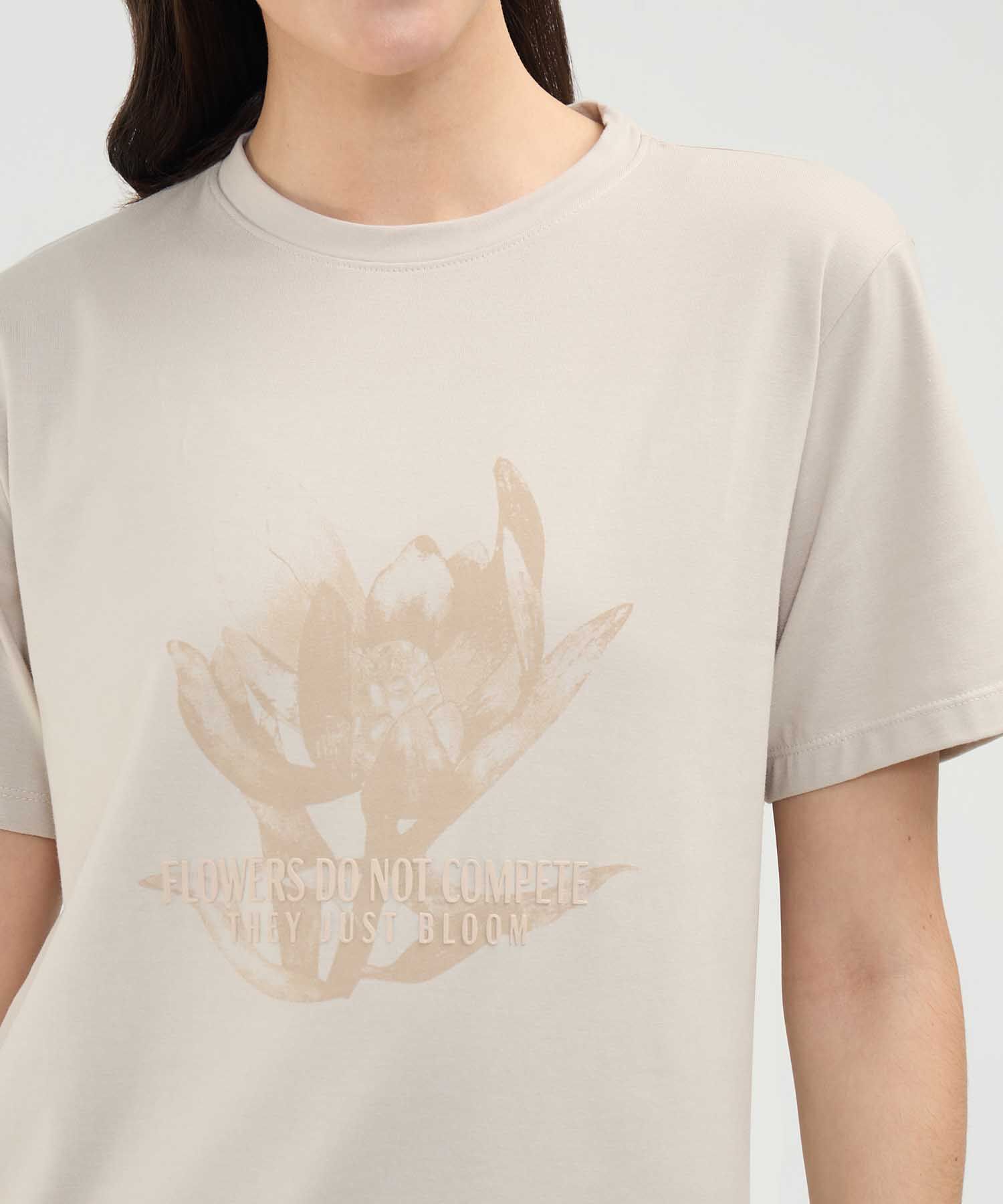 Camiseta Estampado Botánico