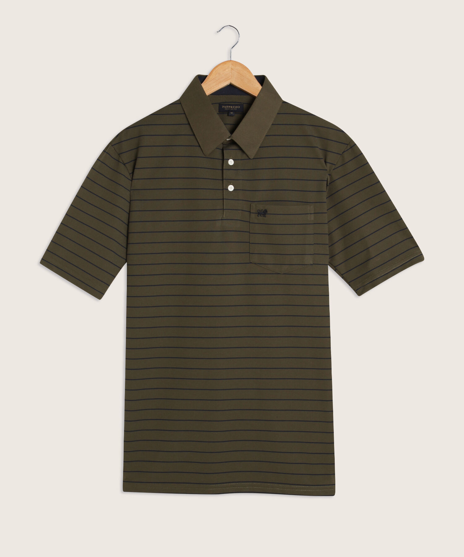Polo Cuello Duro  Preteñido Bicolor