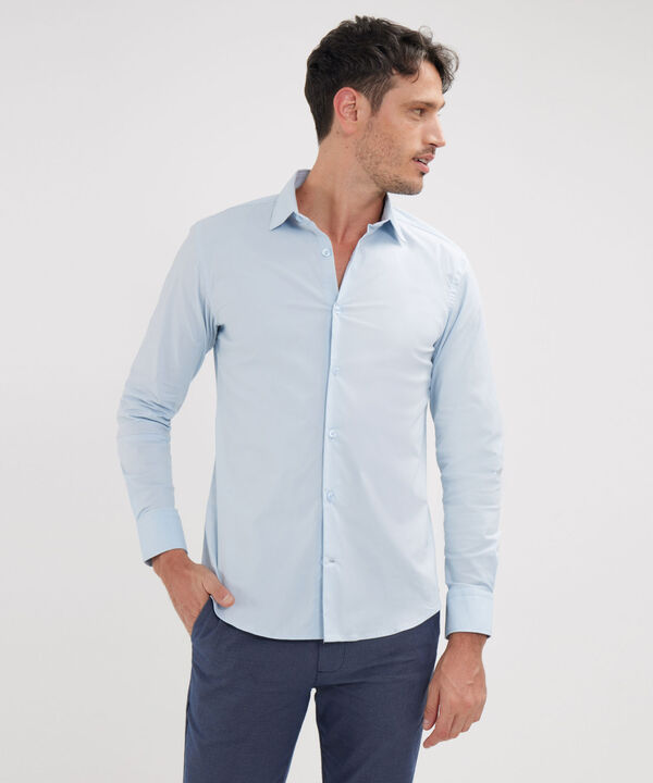 Camisa Corbatera Manga Larga image number null