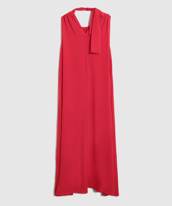 Vestido Largo Cuello Halter Para Mujer image number null