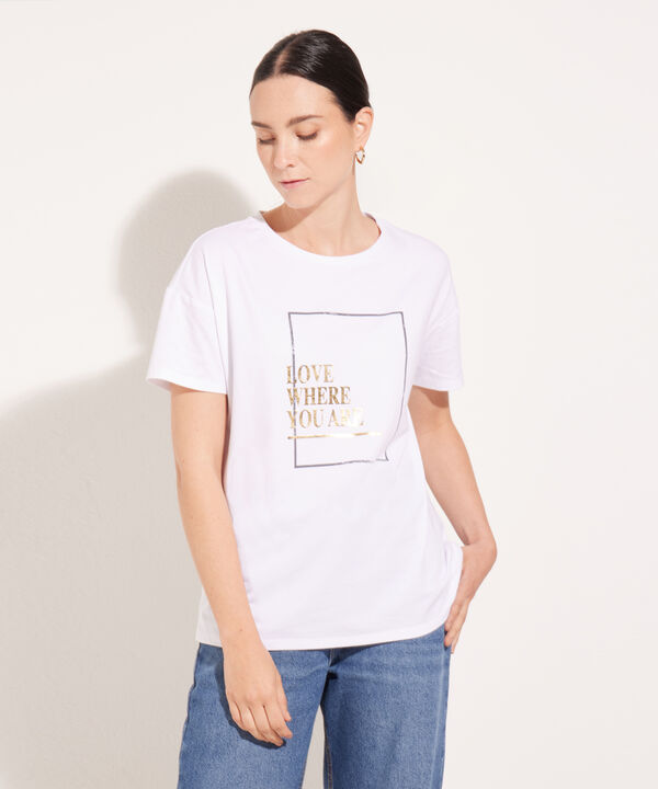 Camiseta Manga Corta Corrida Con Screen En Frente image number null