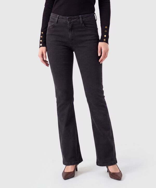 Jeans De Corte Flare Para Mujer image number null