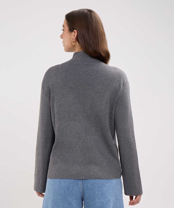 Saco Tejido Cuello Alto