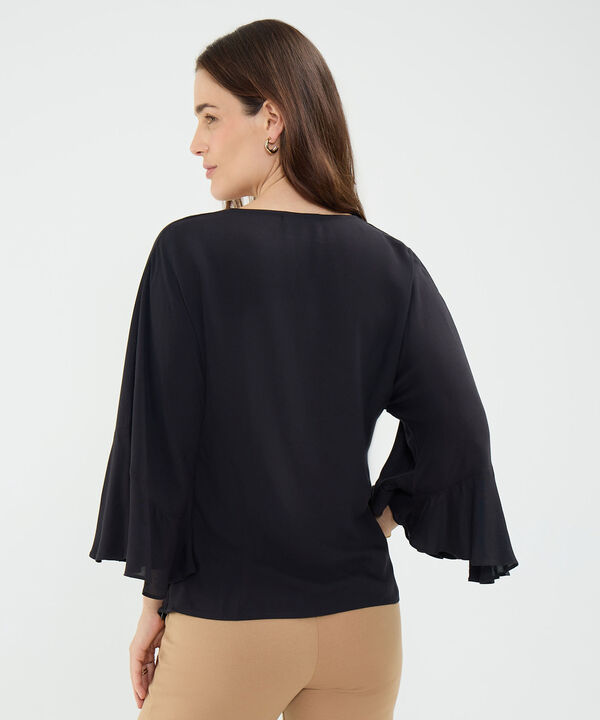 Blusa Manga ¾ con Boleros