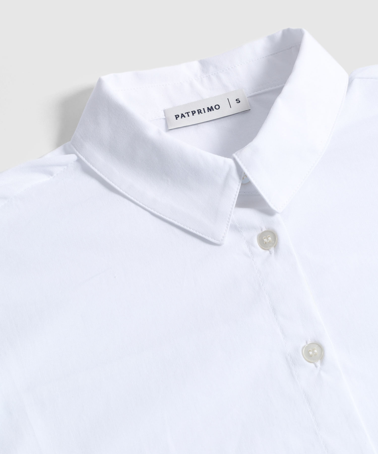 Camisa Unicolor De Manga Corta Para Mujer