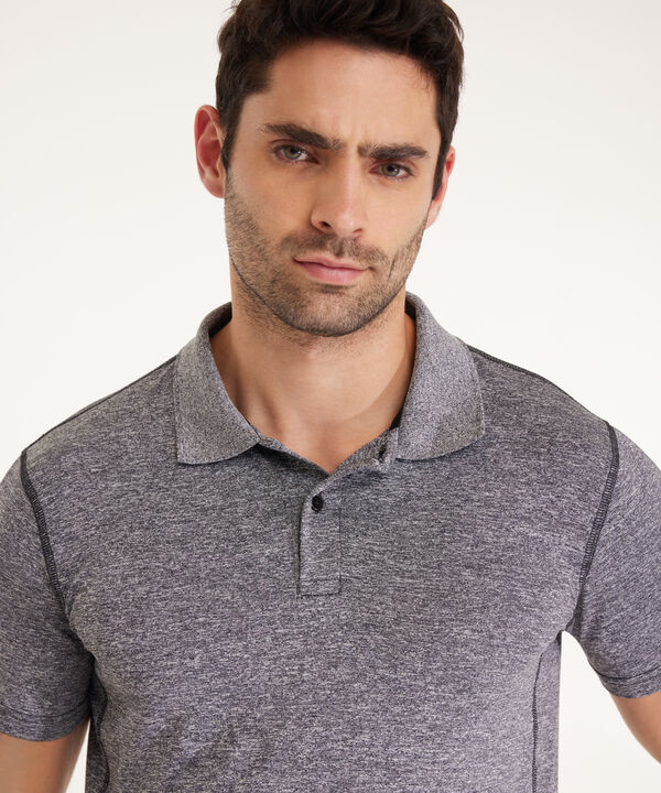 Polo Cuello Tejido Sin Bolsillo Unicolor image number null