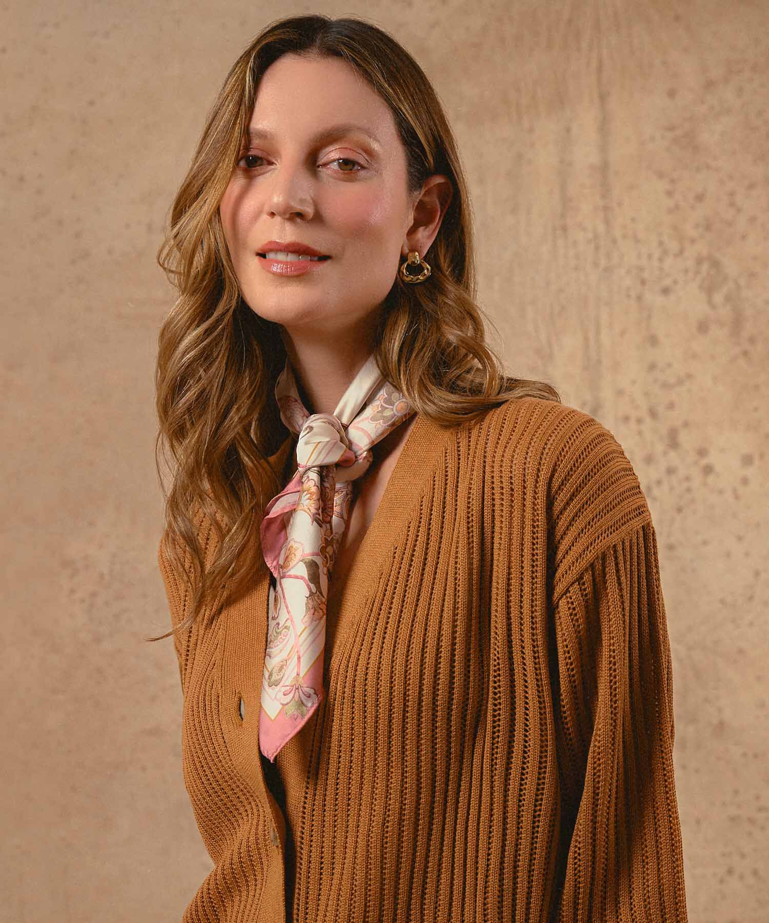 Pañoleta Estampada Para Mujer