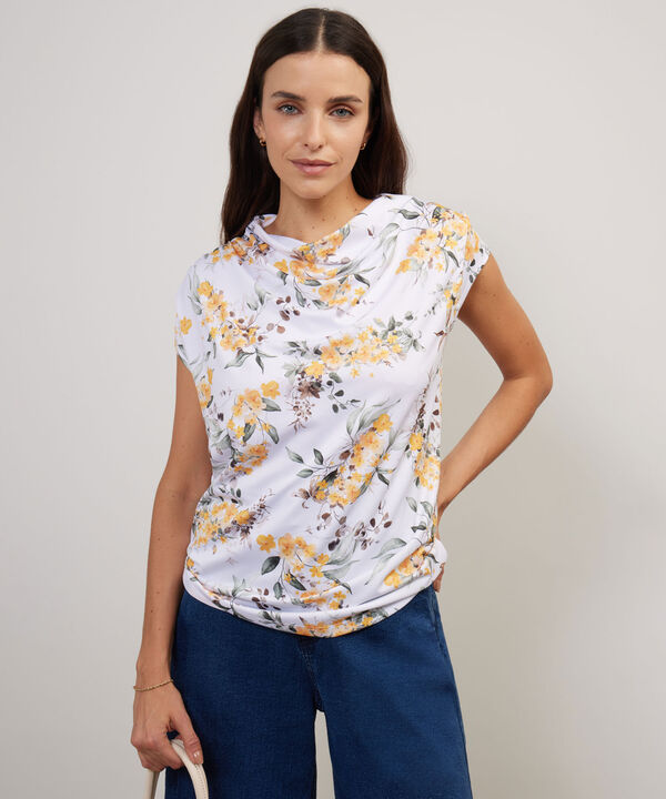 Camiseta Estampada Manga Casco image number null