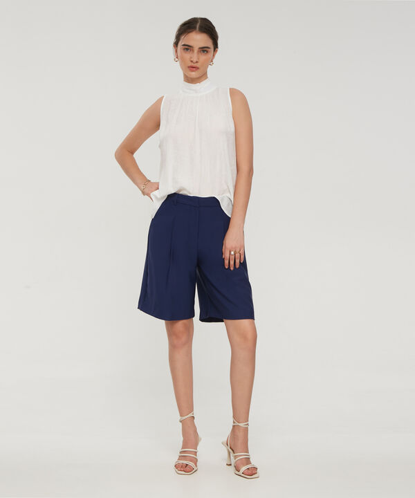Blusa Cuello Halter, Silueta Fluida