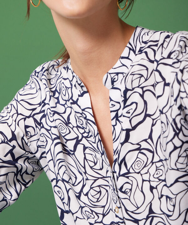 Blusa Manga 3/4 Estampada