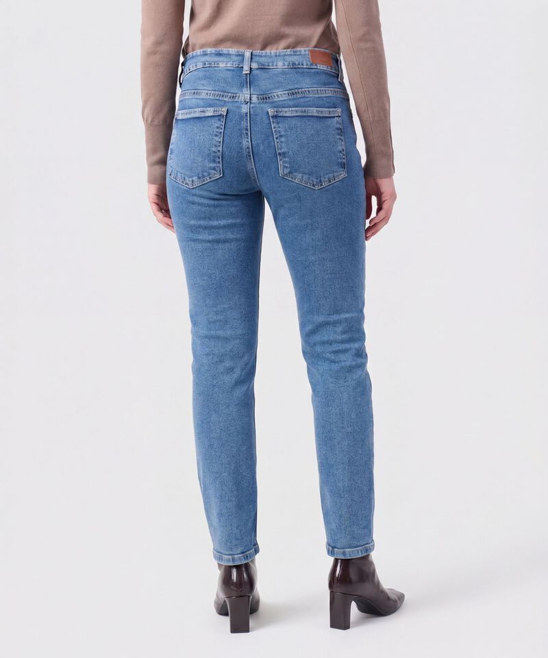Jean Skinny De Tiro Medio Para Mujer