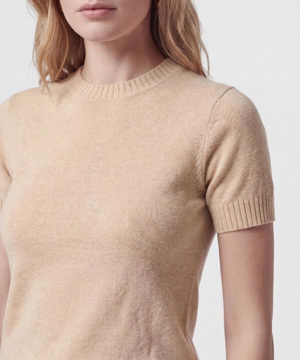 Camiseta Unicolor Para Mujer