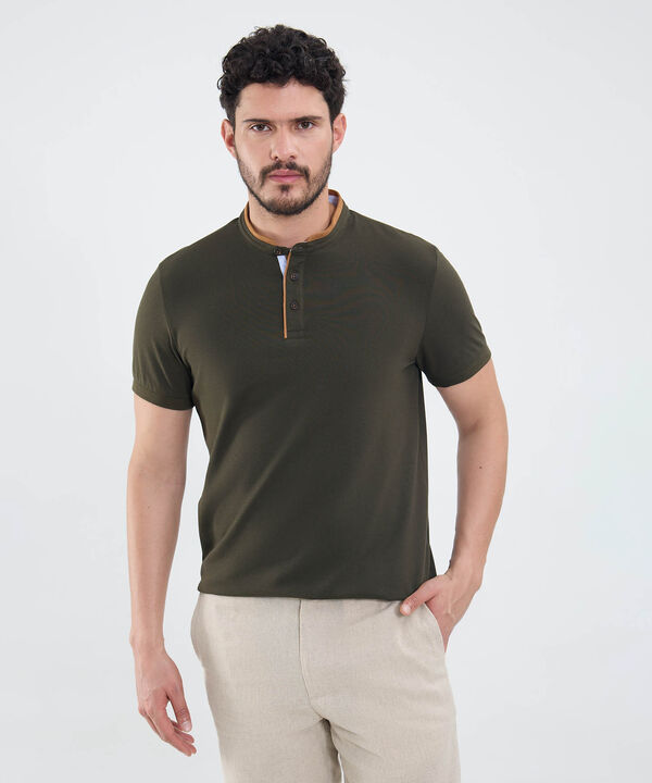 Polo Cuello Mao En Bloques image number null