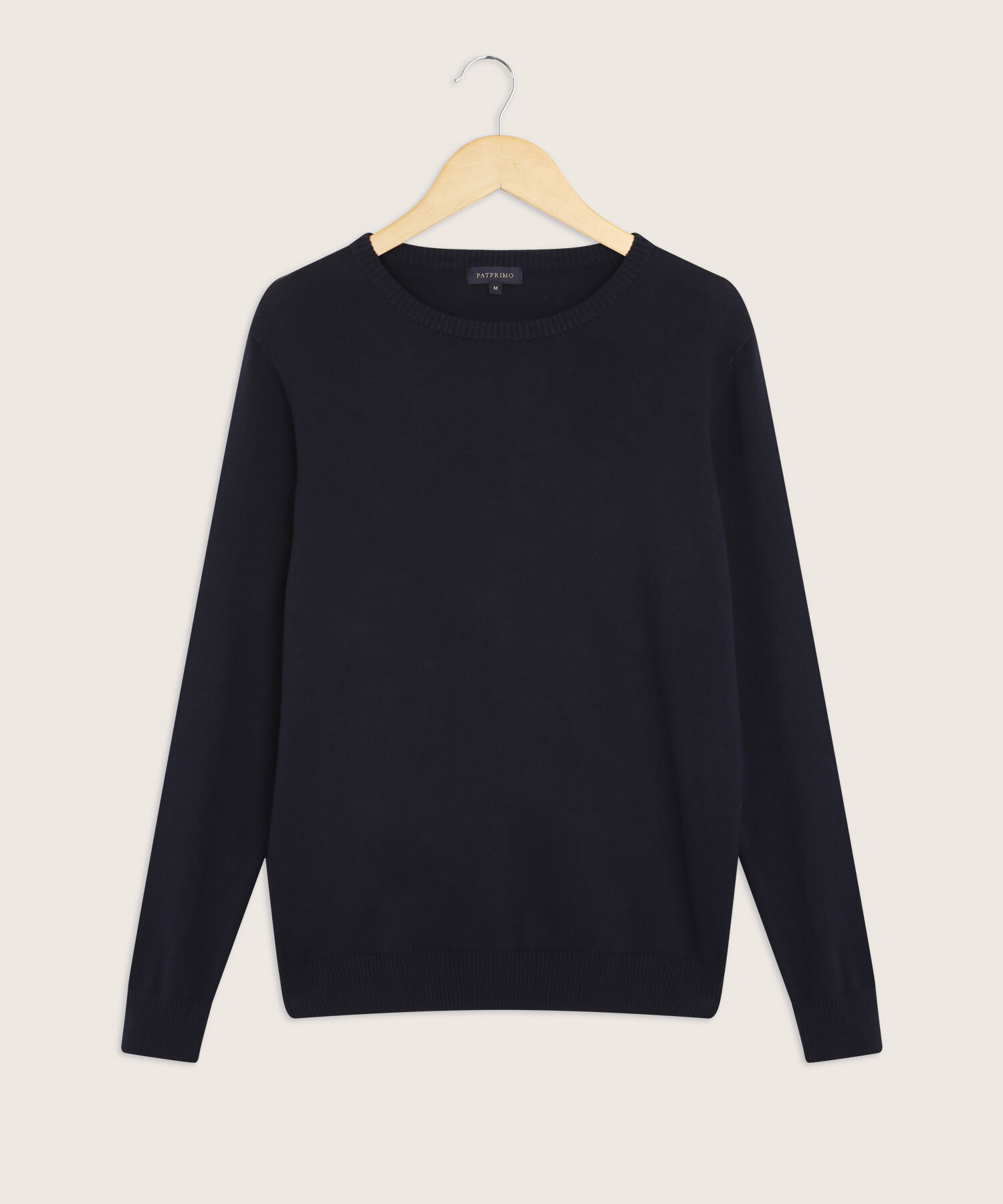 Saco Cuello Redondo Con Coderas