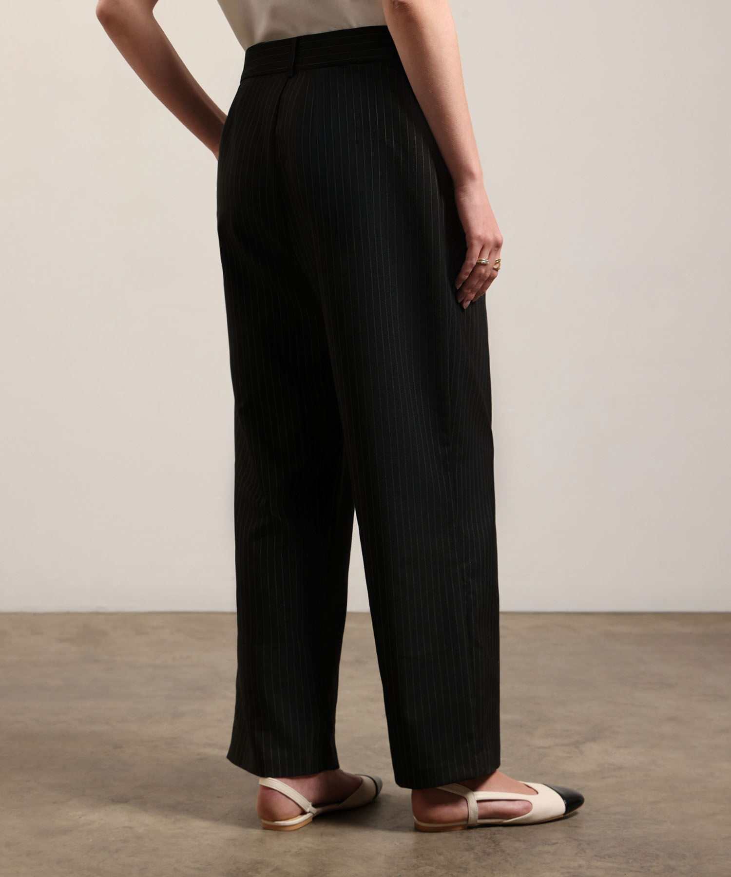 Pantal&oacute;n De Sastrer&iacute;a Recto Para Mujer