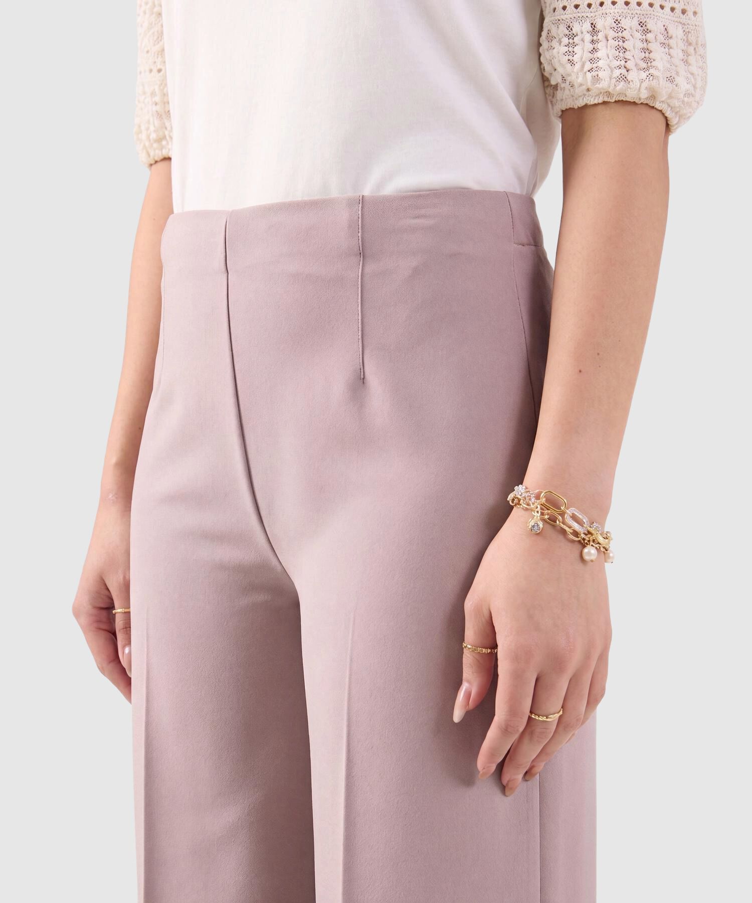 Pantal&oacute;n Culotte De Tiro Alto Mujer