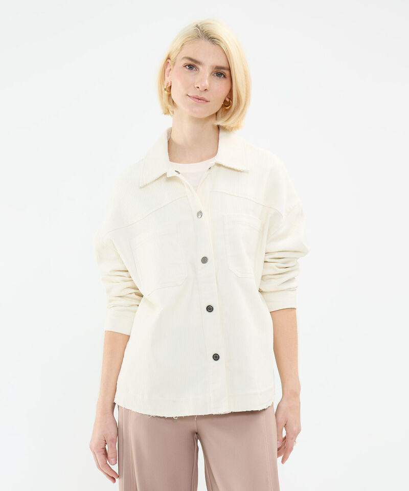 Sobrecamisa en Efecto Pana