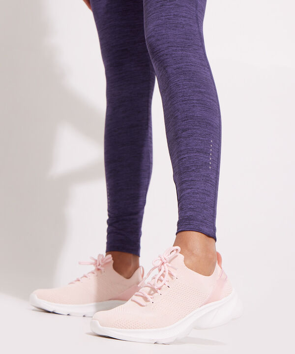 Leggings Jaspe Largo Con Reflectivos Laterales, Cotilla Y Pinzas Posteriores image number null