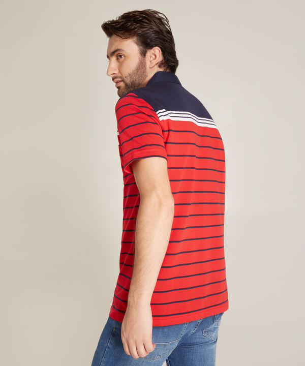 Polo Cuello Duro Rayas