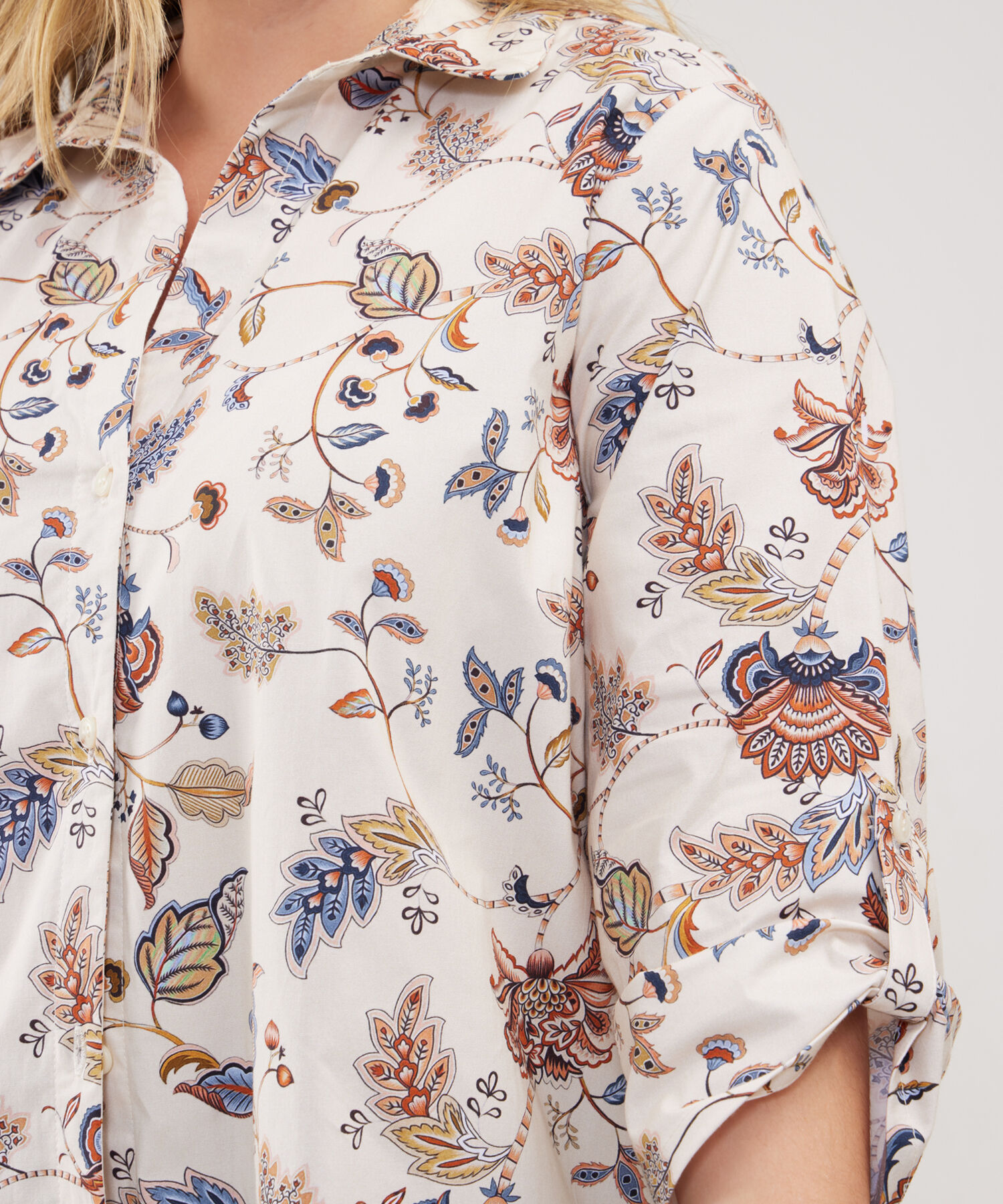 Camisa Manga 3/4 Estampada