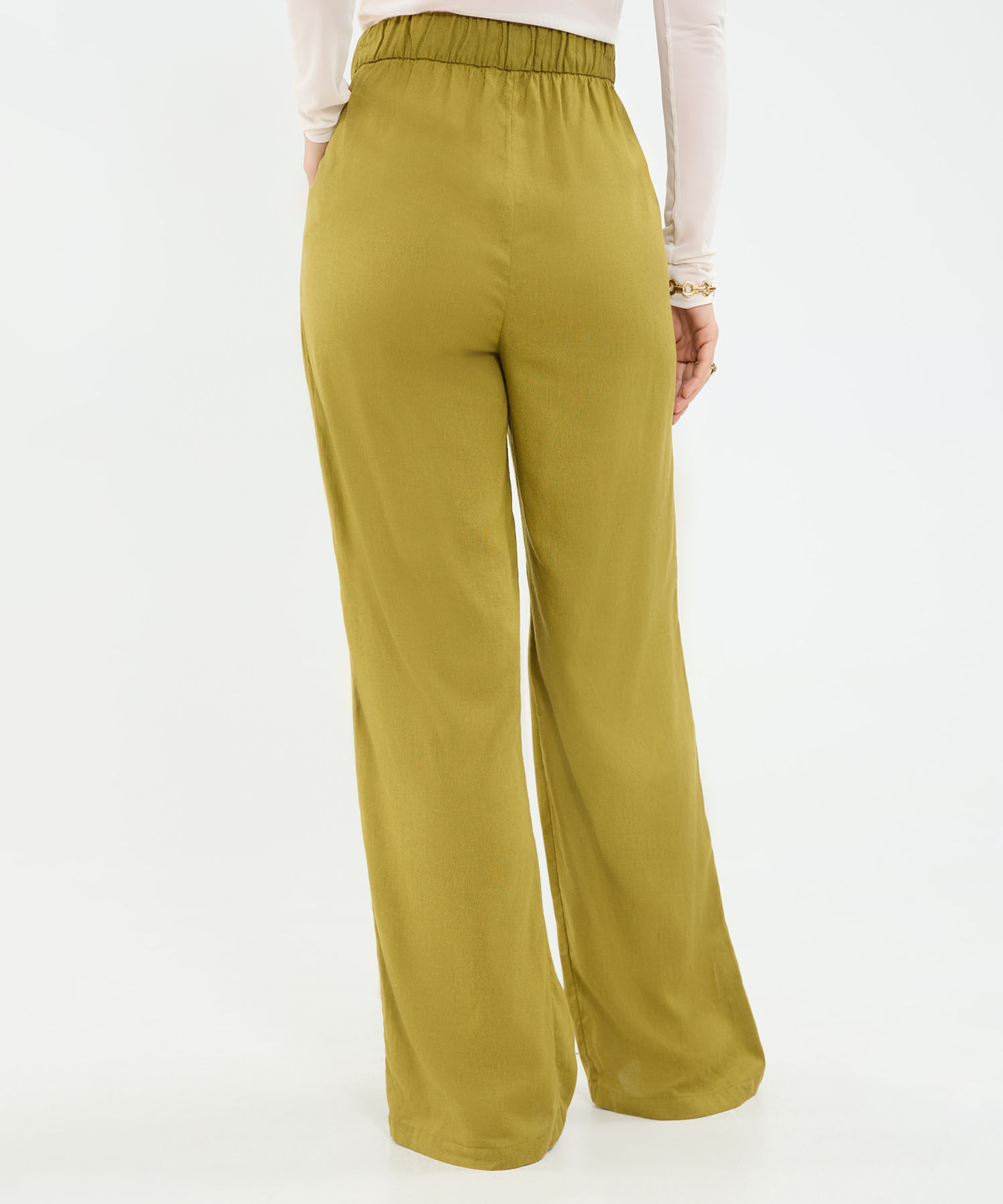 Pantalón en Efecto Lino