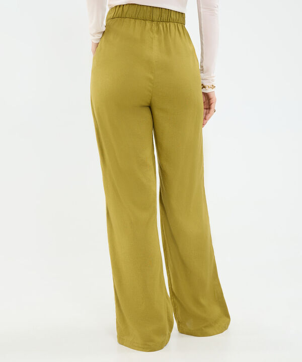 Pantalón en Efecto Lino