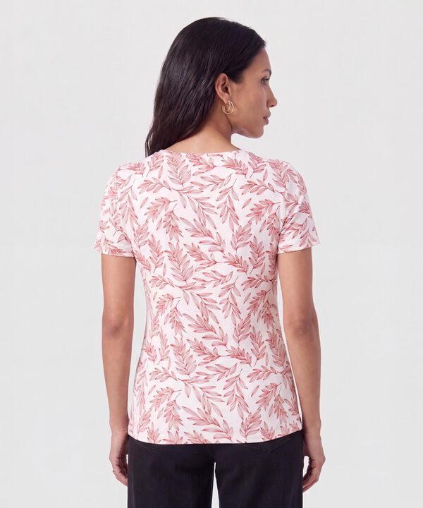 Camiseta manga corta estampada