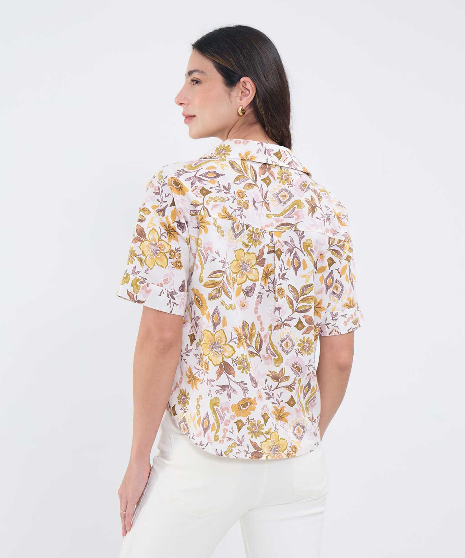 Camisa Manga Corta Estampada