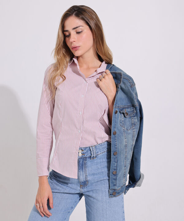 Camisa Manga Larga Preteñida