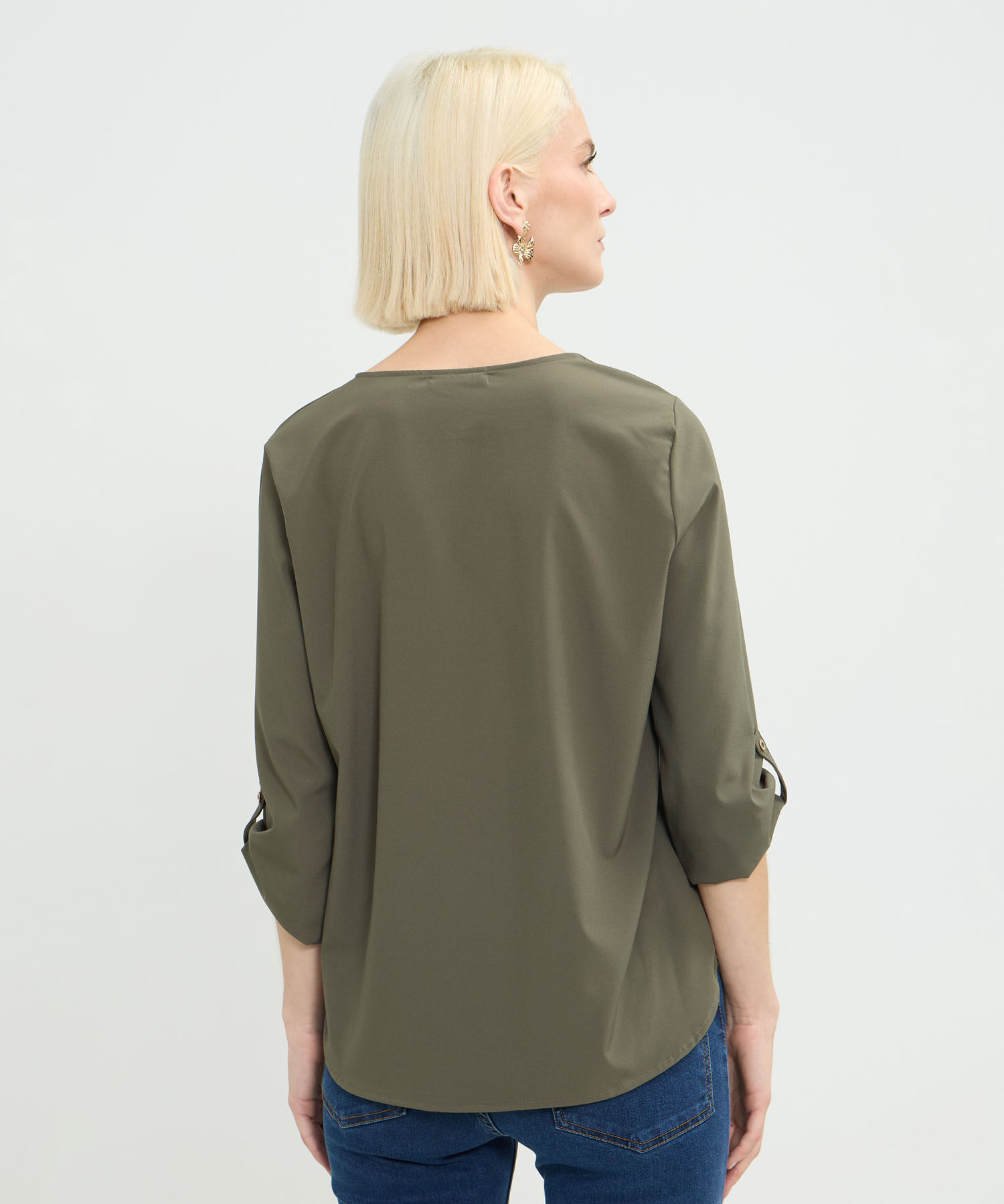 Blusa con Escote en V