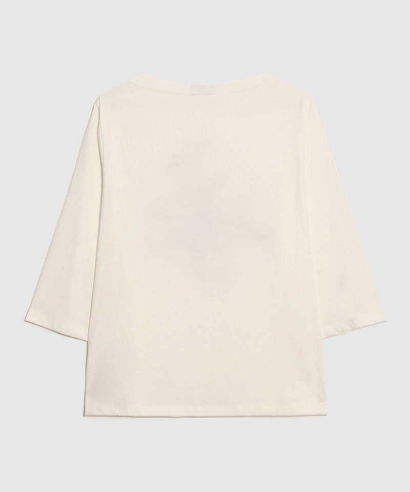 Camiseta Manga ¾ con Bordado