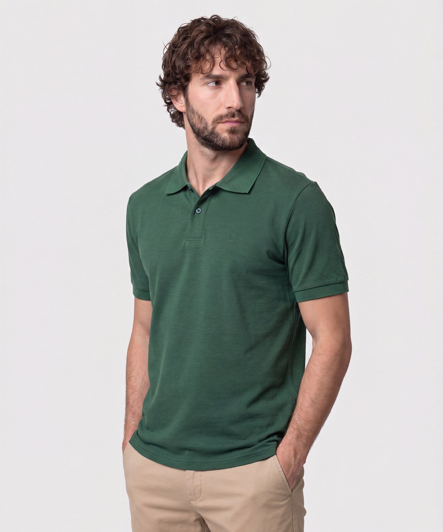 Polo Con Bordado Para Hombre