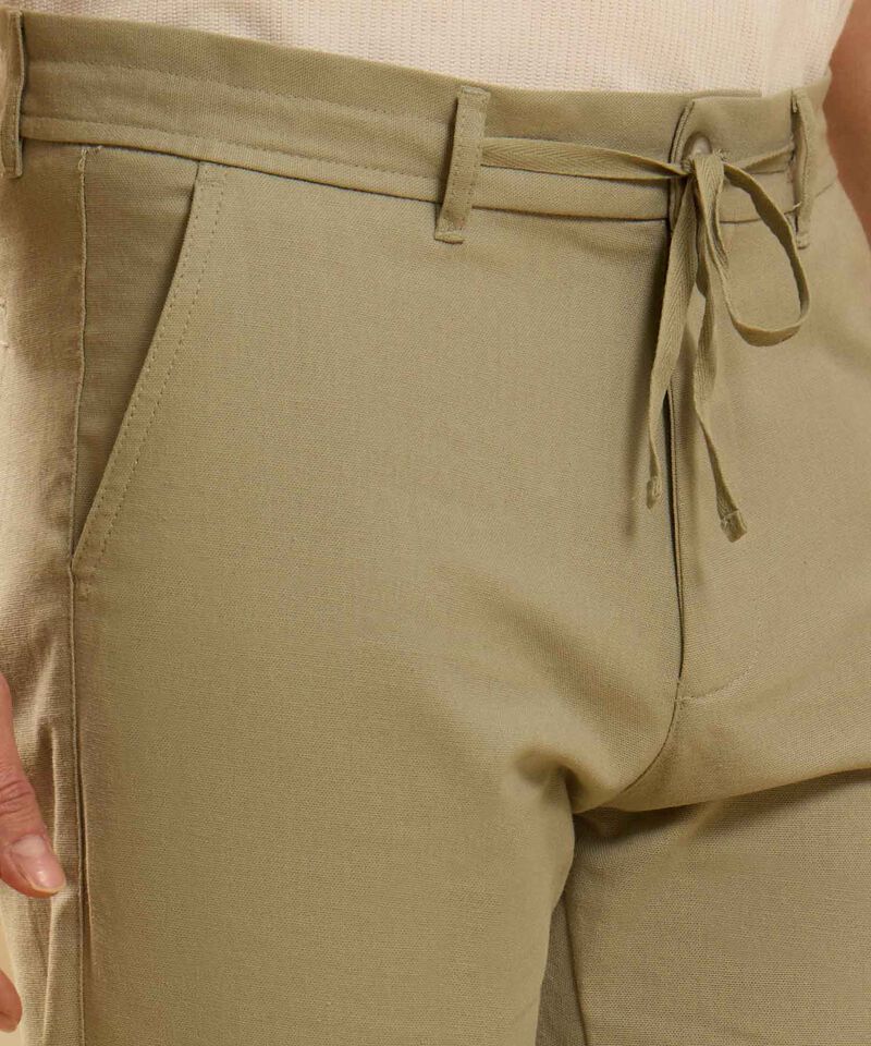 Pantal&oacute;n Casual con Cord&oacute;n Ajustable Para Hombre