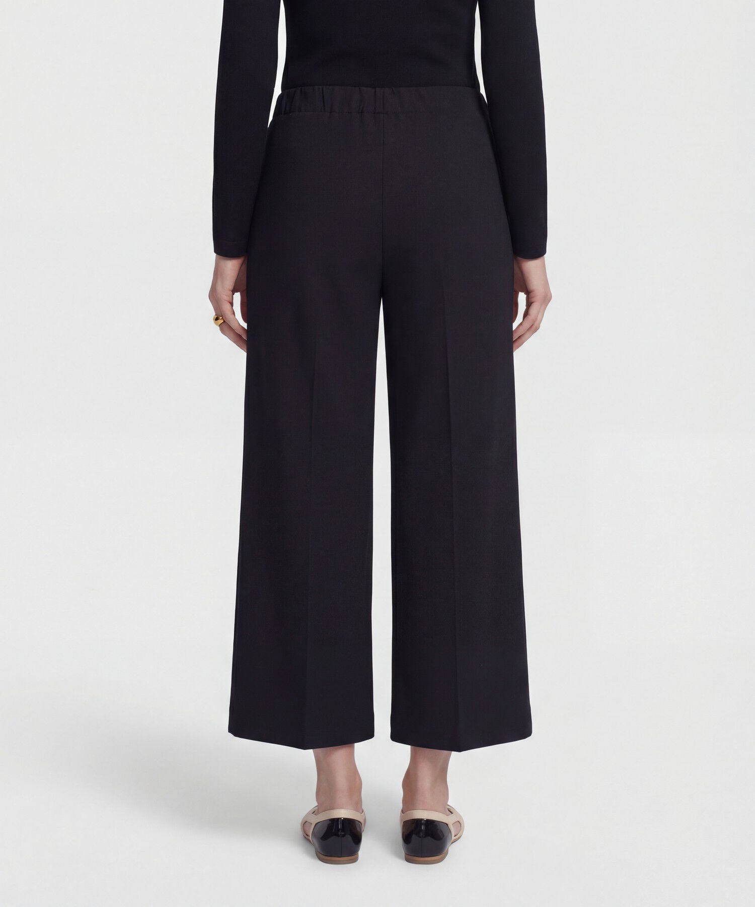 Pantal&oacute;n Culotte De Tiro Alto Para Mujer