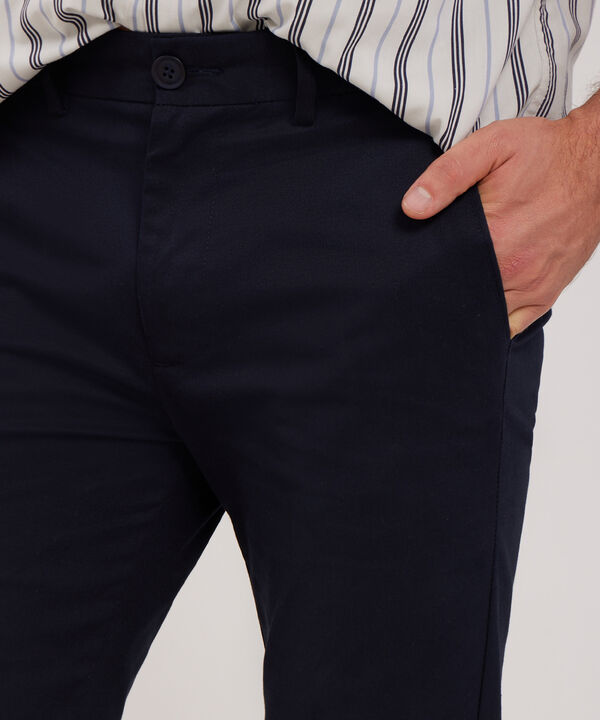 Pantalon Chino Basico Contraste - Nuevo Fit- Slim