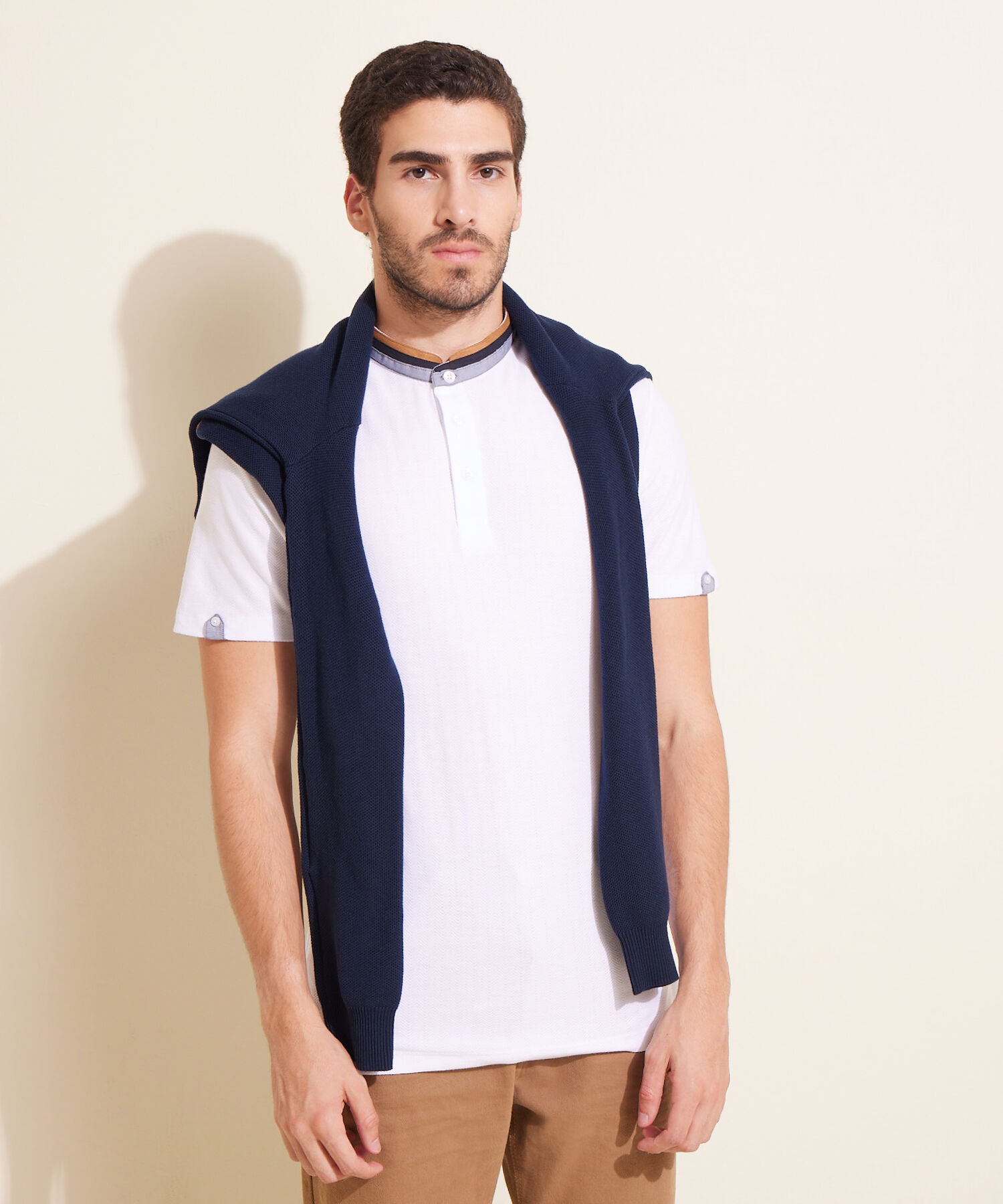 Polo Manga Corta  Cuello Neru