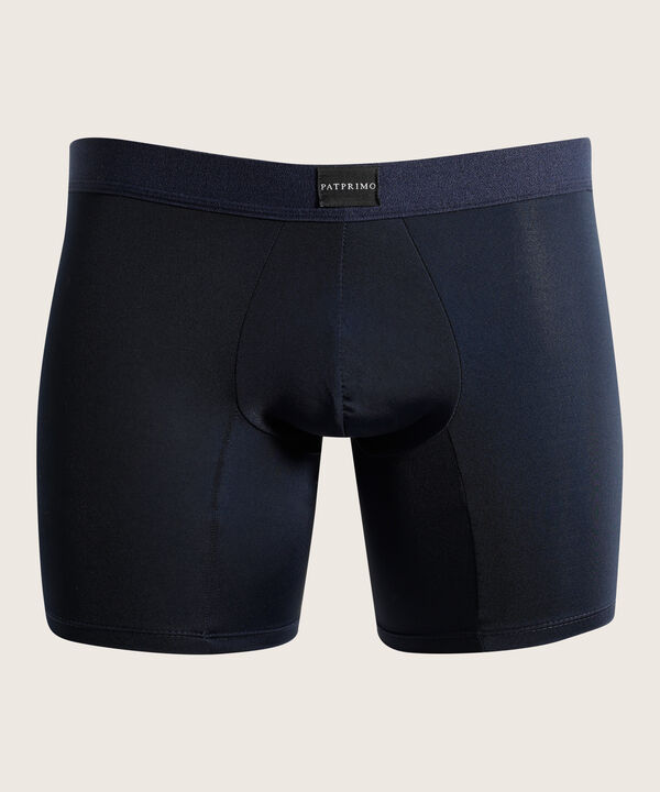 Boxer Pack X5 Medio Microfibra Unicolor Con Textura