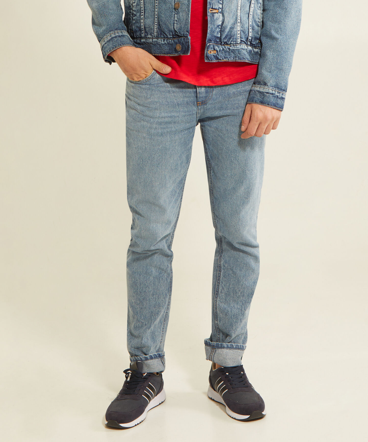 Jean Regular Tono Azul Medio