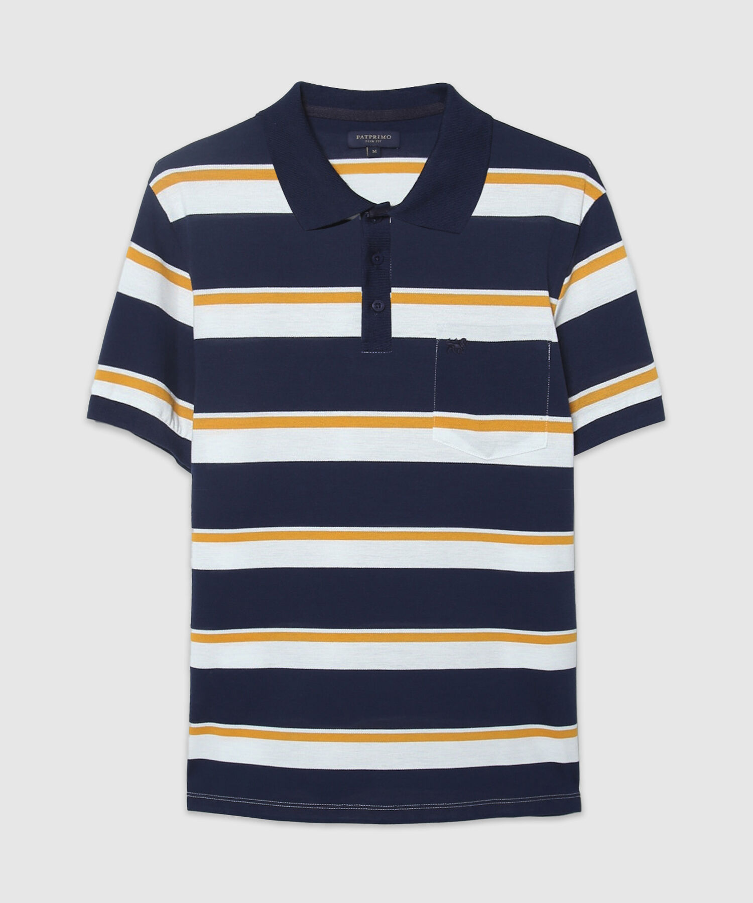 Polo Preteñida Silueta Slim Fit