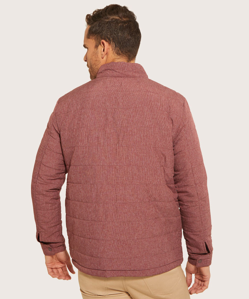 Chaqueta Acolchada Con Tejido Preteñido