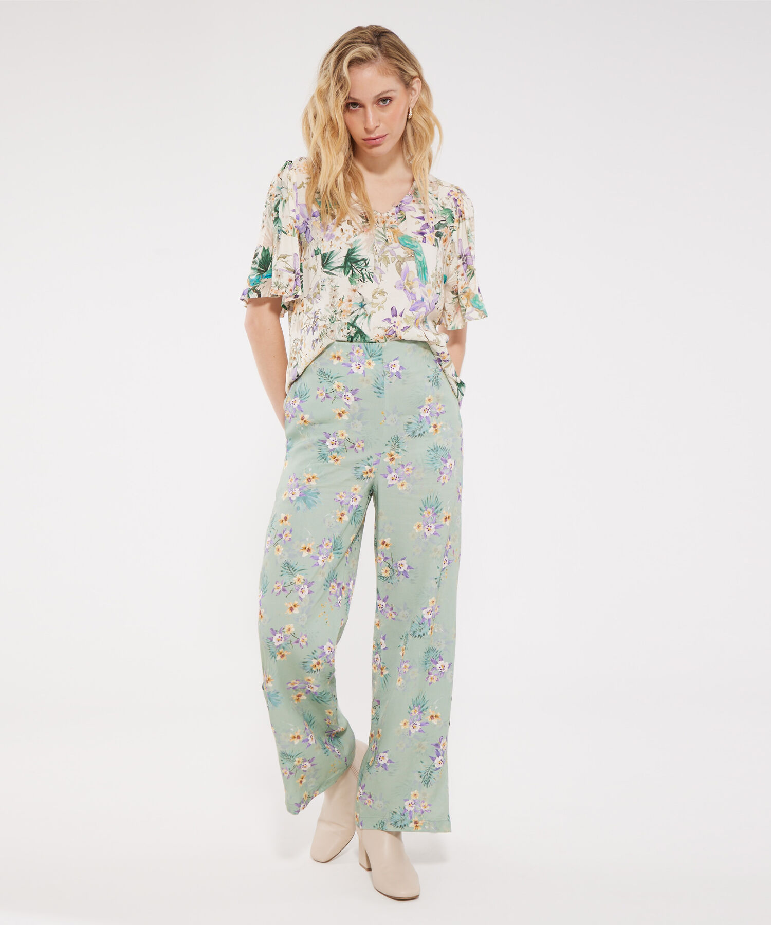 Blusa con Estampado Floral