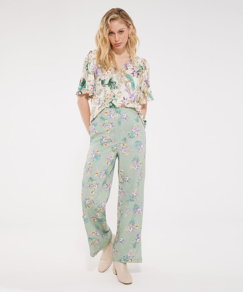 Blusa con Estampado Floral