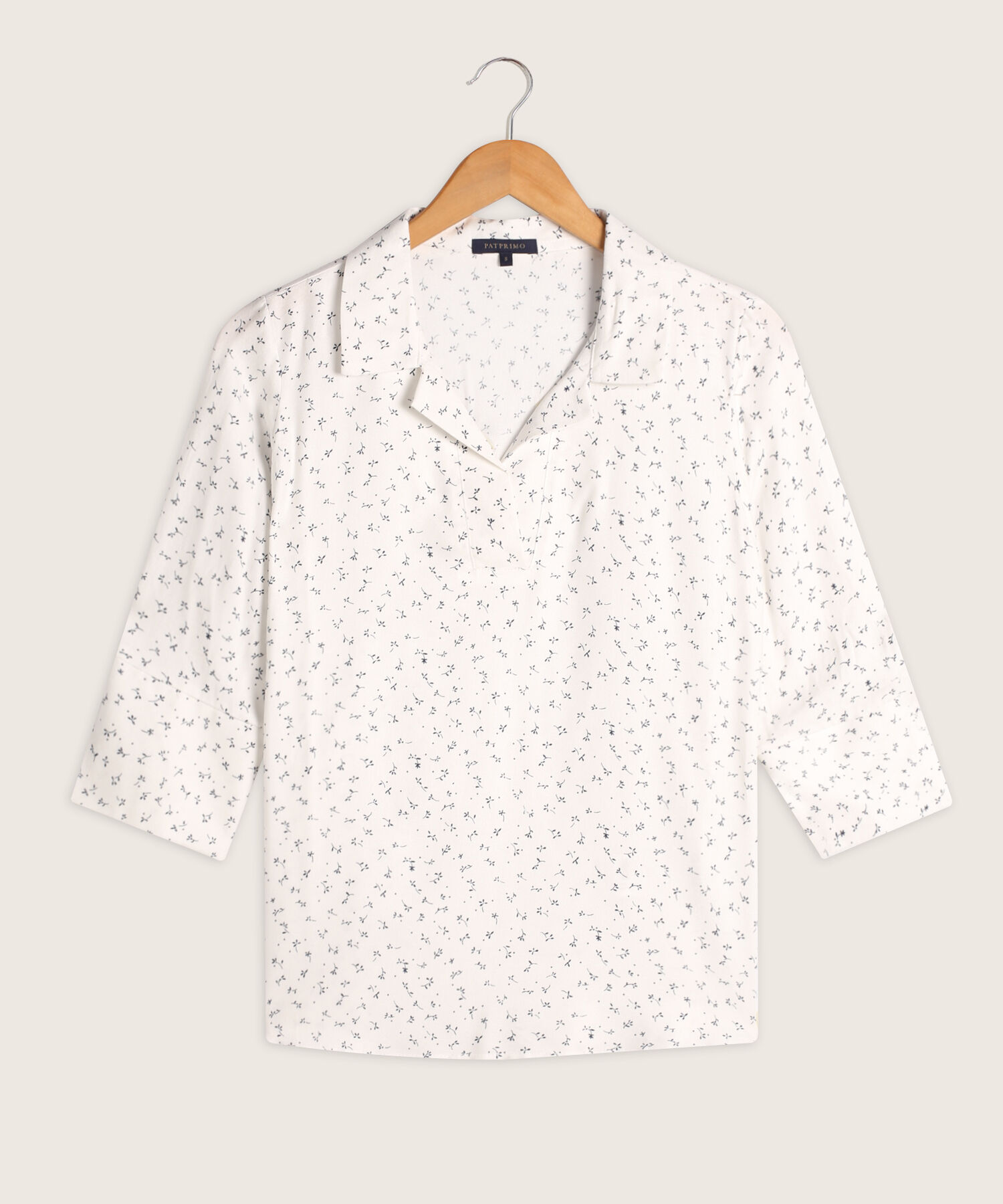 Camisa Manga 3/4 Estampada