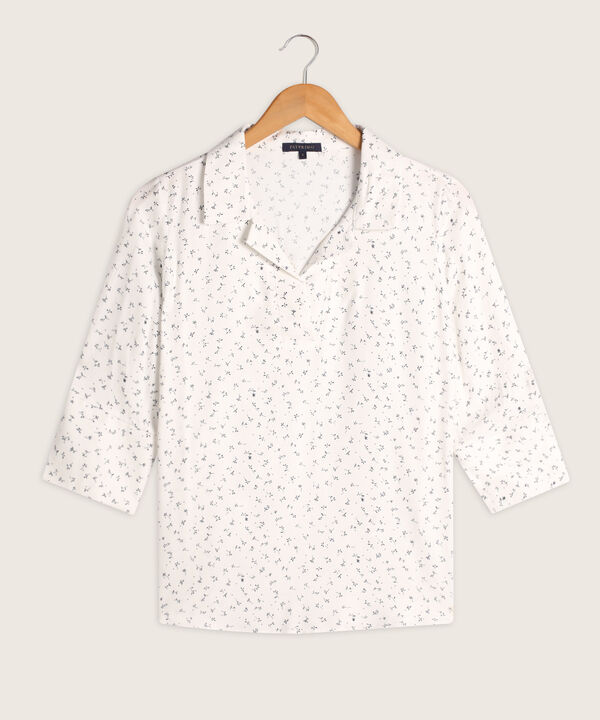 Camisa Manga 3/4 Estampada