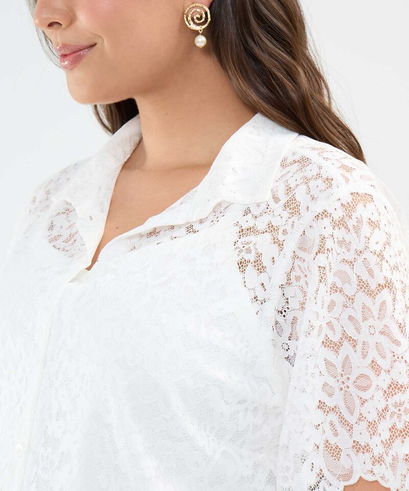 Camisa en Encaje