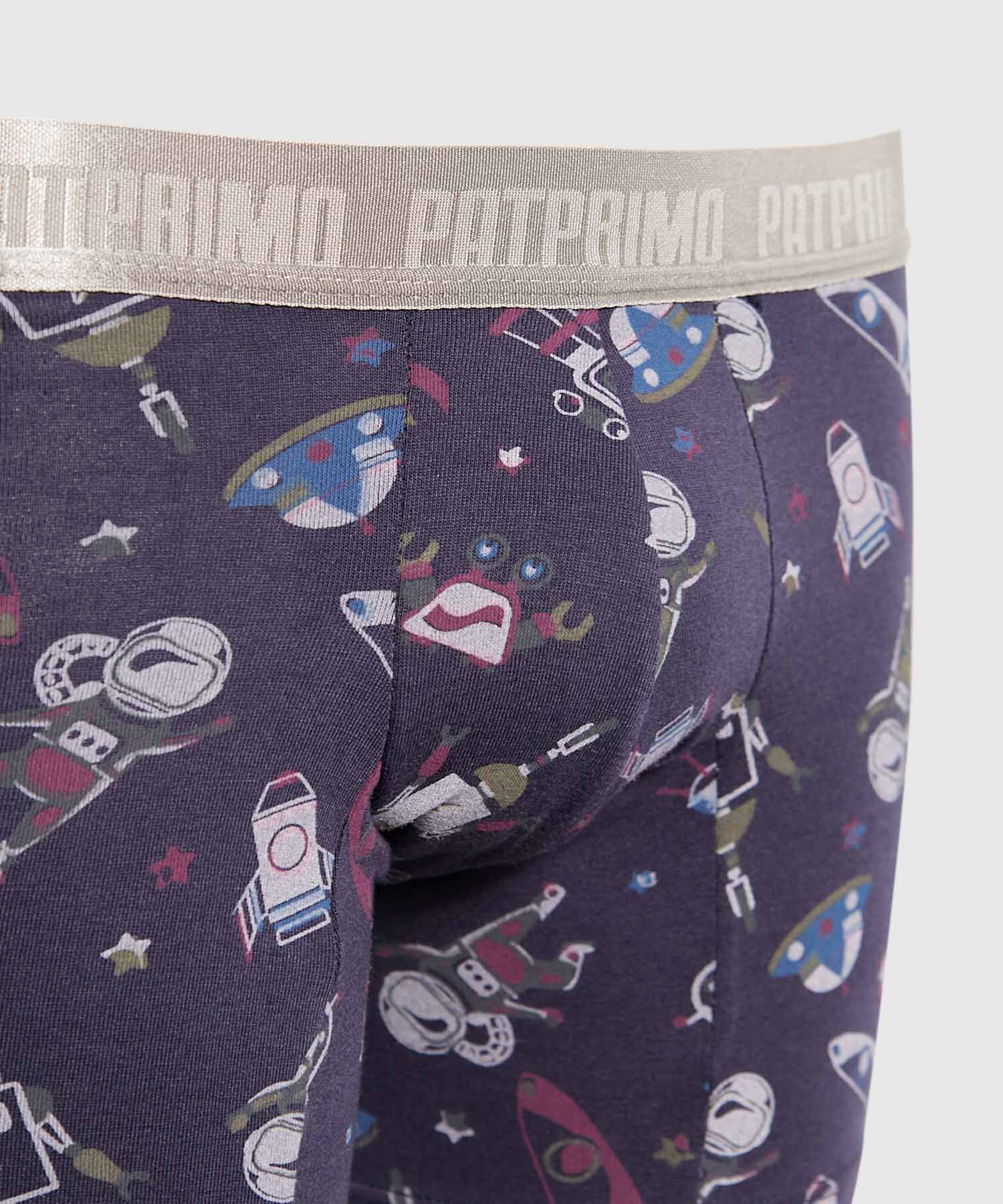 Pantaloncillo Pack X2 Boxer Medio En Algodon 