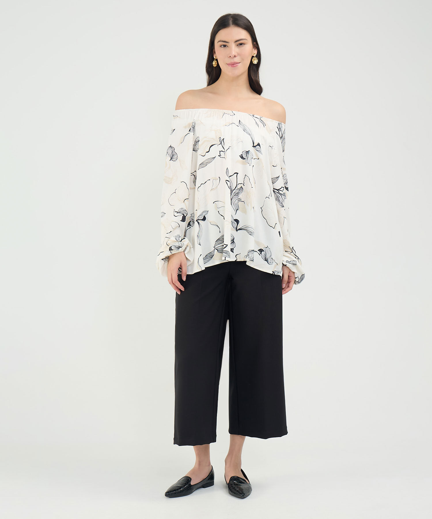 Blusa Estampado Botánico